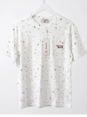 Cookie Women's White Floral Short Sleeve Tee